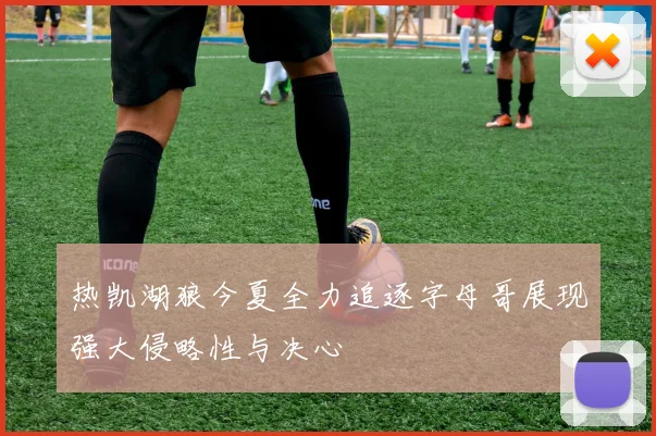 热凯湖狼今夏全力追逐字母哥展现强大侵略性与决心